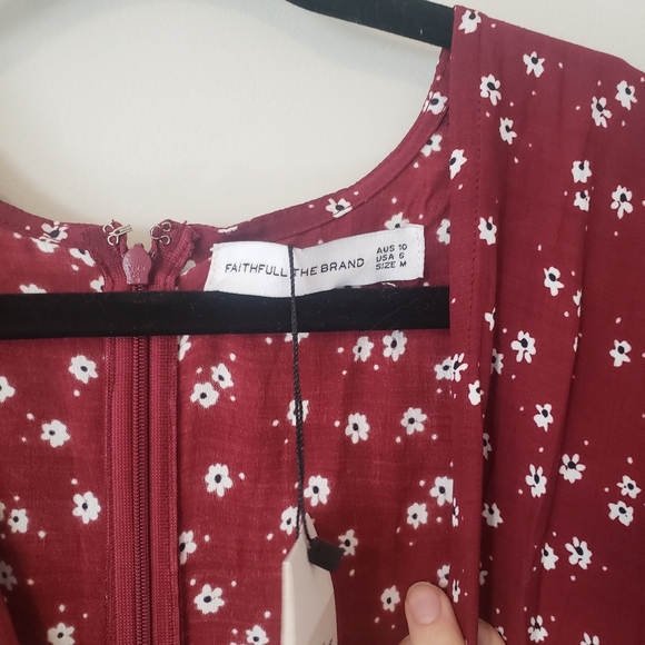 NWT Faithfull the Brand Chloe Dress - Size 6 - Picture 8 of 10